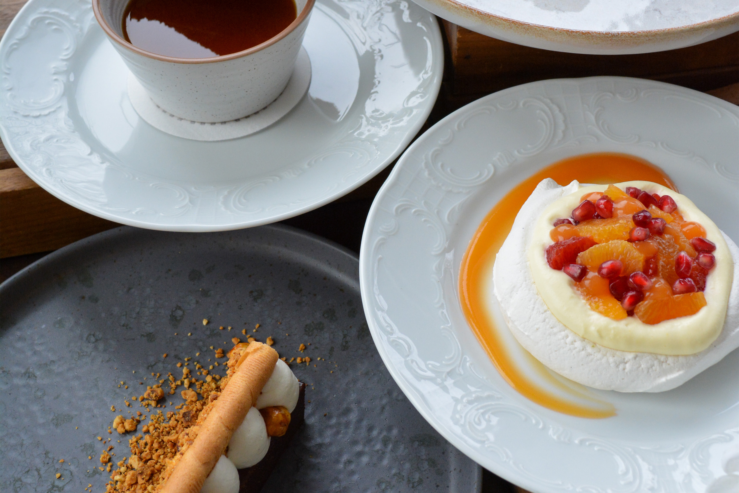 Various pastries and sweets from Ancaster Mill's menu